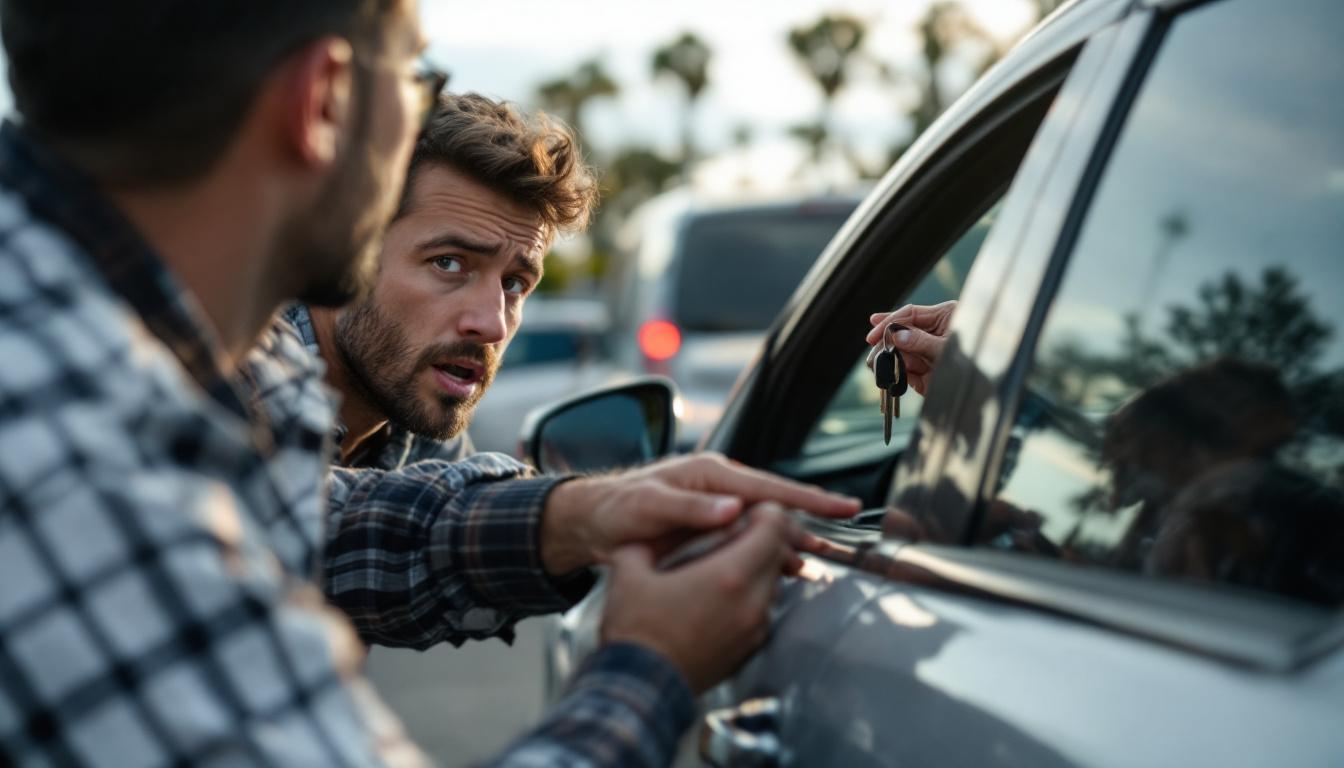 Chiavi chiuse in auto: cosa fare, chi chiamare e come aprire senza danni
