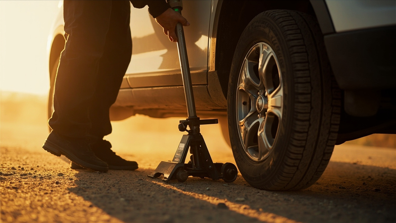 Gomma bucata: come cambiare la ruota e quando chiamare il soccorso